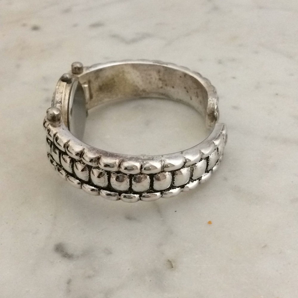 Cuff Bracelet Watch w/ Hinge - Picture 2 of 3